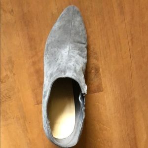 Cole Haan Grey Suede Ankle Boots Size 8.5